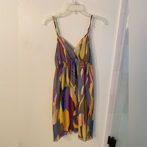 Matty M Silk Abstract Dress